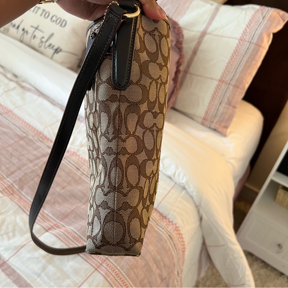 Coach Signature File Crossbody Bag - Picture 6 of 14